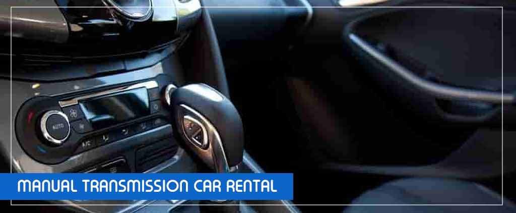 Manual Transmission Car Rental